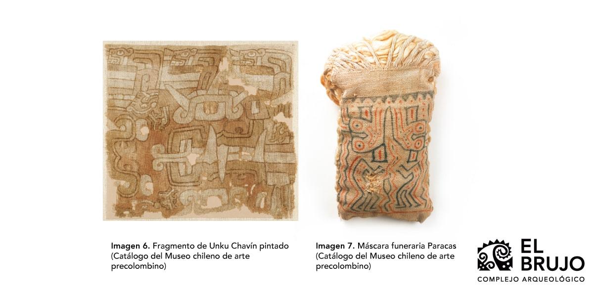 máscaras funerarias pintadas de la cultura Paracas (Dawson, 1979)  - Investigación Complejo Arqueológico El Brujo